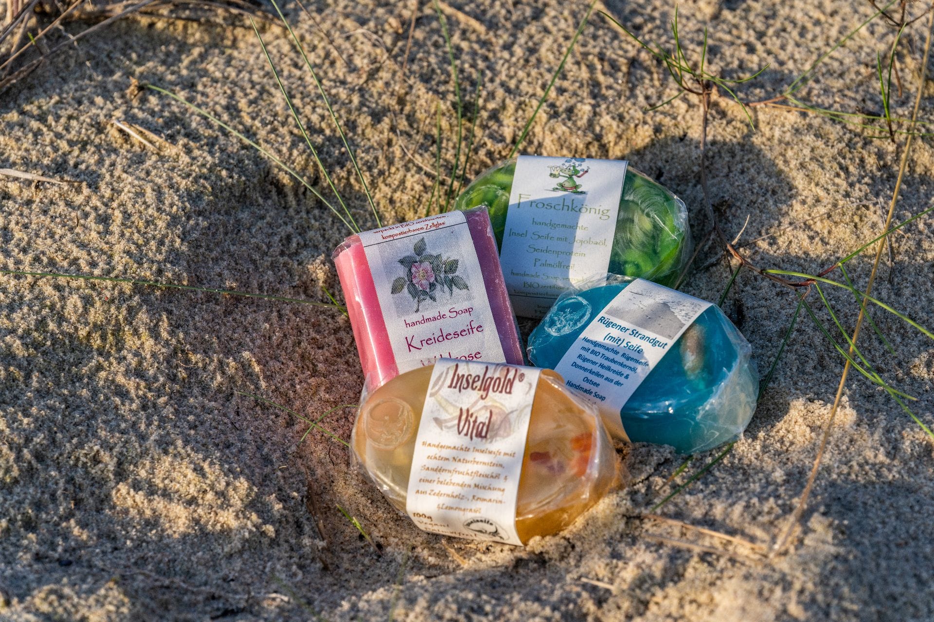 Inselseife - Kreideseife Wildrose