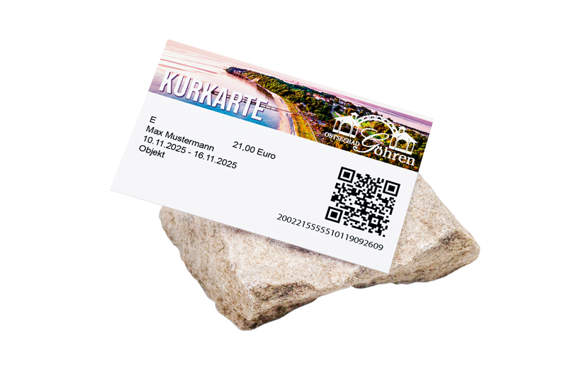 The Göhren guest card (English)