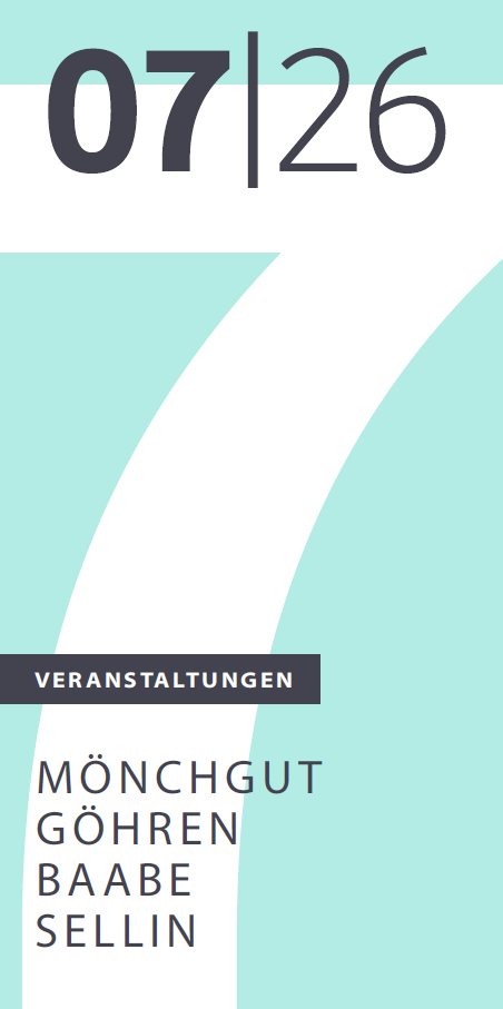 Mönchguter Veranstaltungskalender – Juli 2026